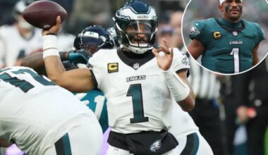 Jalen Hurts suffers blood clot that will sideline him for at least one game