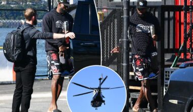 LeBron James' helicopter spotted landing in NYC after 76ers scrimmage