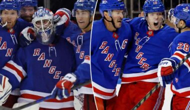 Rangers exorcise MSG demons with resounding home-opener win