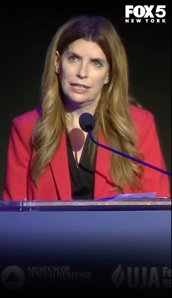NYC Council Speaker Menin received a standing ovation for her October 7th speech in New York.