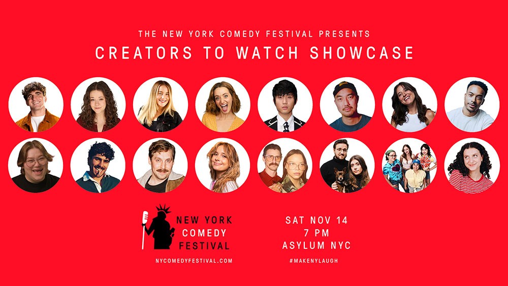New York Comedy Festival Creators To Watch Lineup For 2026 Unveiled