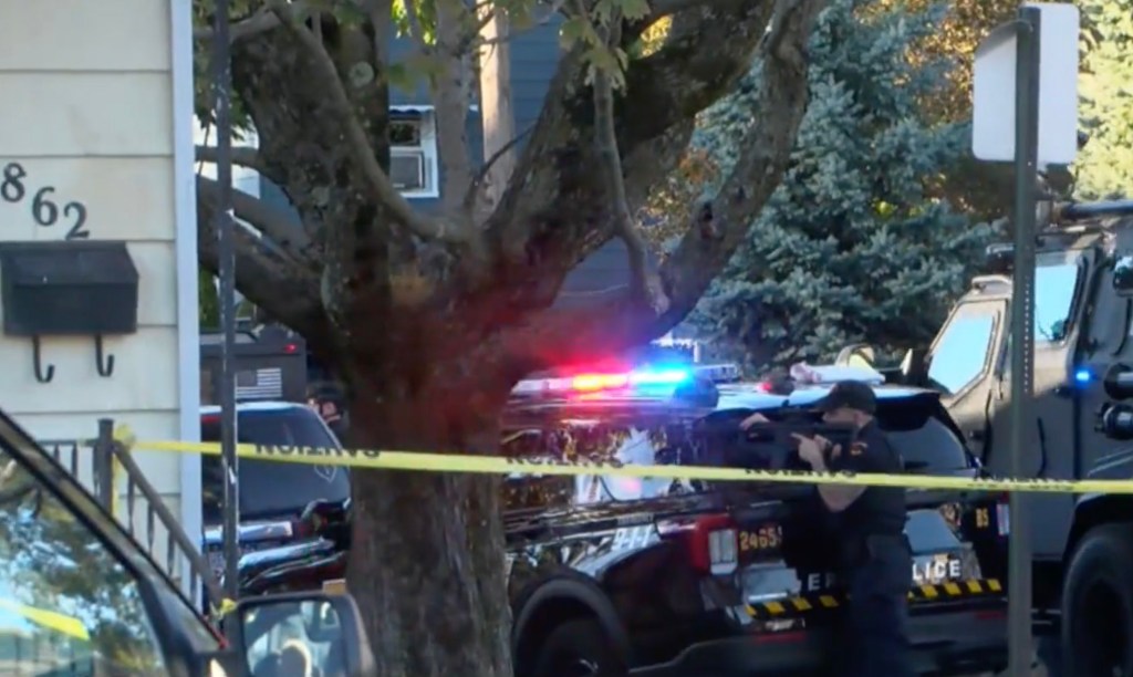 Multiple people were shot to death at a home in Erie, Penn., as the suspected gunman barricaded himself inside during a SWAT standoff on Oct. 9, 2026.