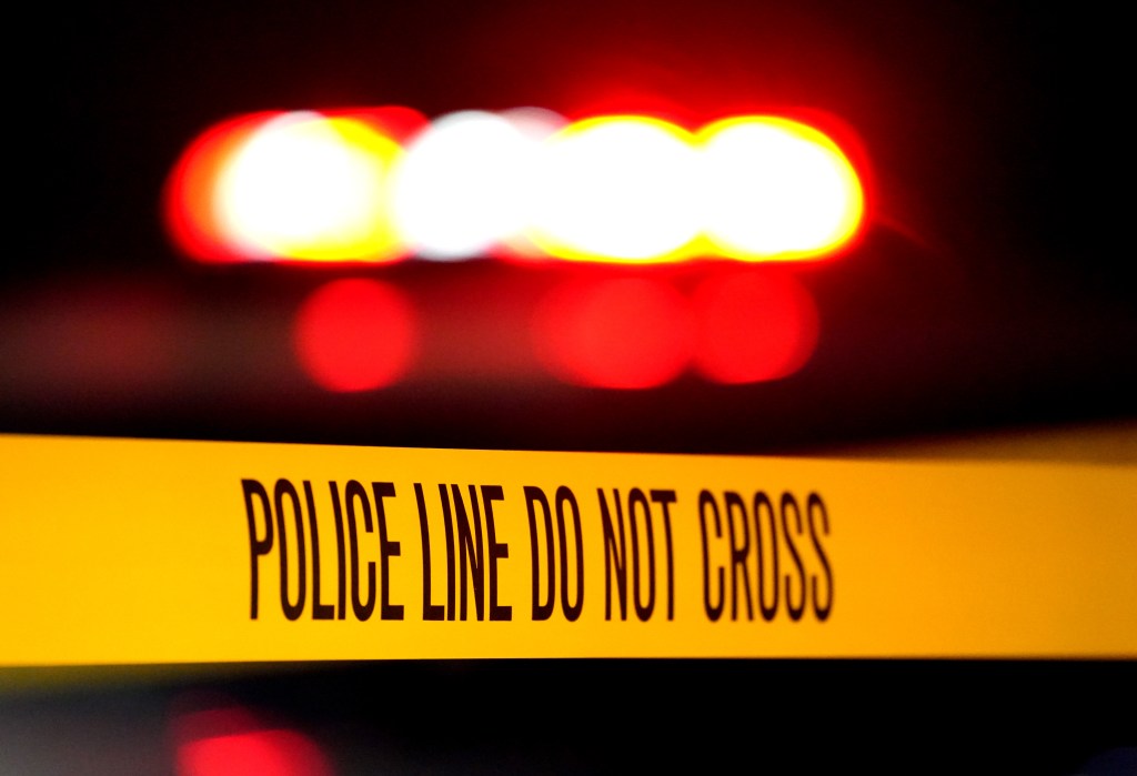 Police tape is seen at the scene of a police-involved shooting in New York, Thursday, Nov. 13, 2025.
