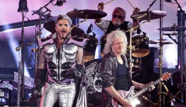 Watch Queen With Adam Lambert Perform 'We Will Rock You' at Final Show