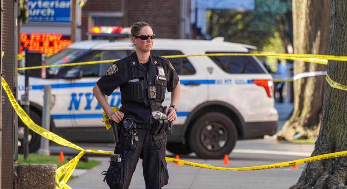 Police at scene in Queens where person was stabbed