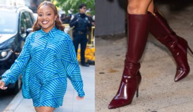 Quinta Brunson is seen in Hudson Square on Monday in New York City.