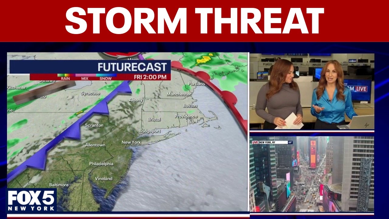 NYC weather forecast (2 p.m. update): Severe storms approaching Tri-State