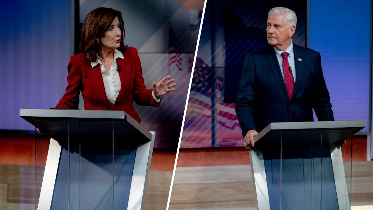Hochul, Blakeman face off in only debate in NY governor’s race – NBC New York