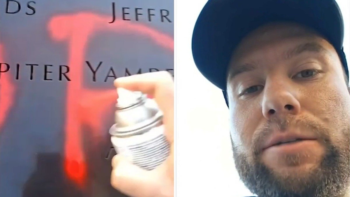Man allegedly spray-painted over names at 9/11 Memorial in NYC – NBC New York
