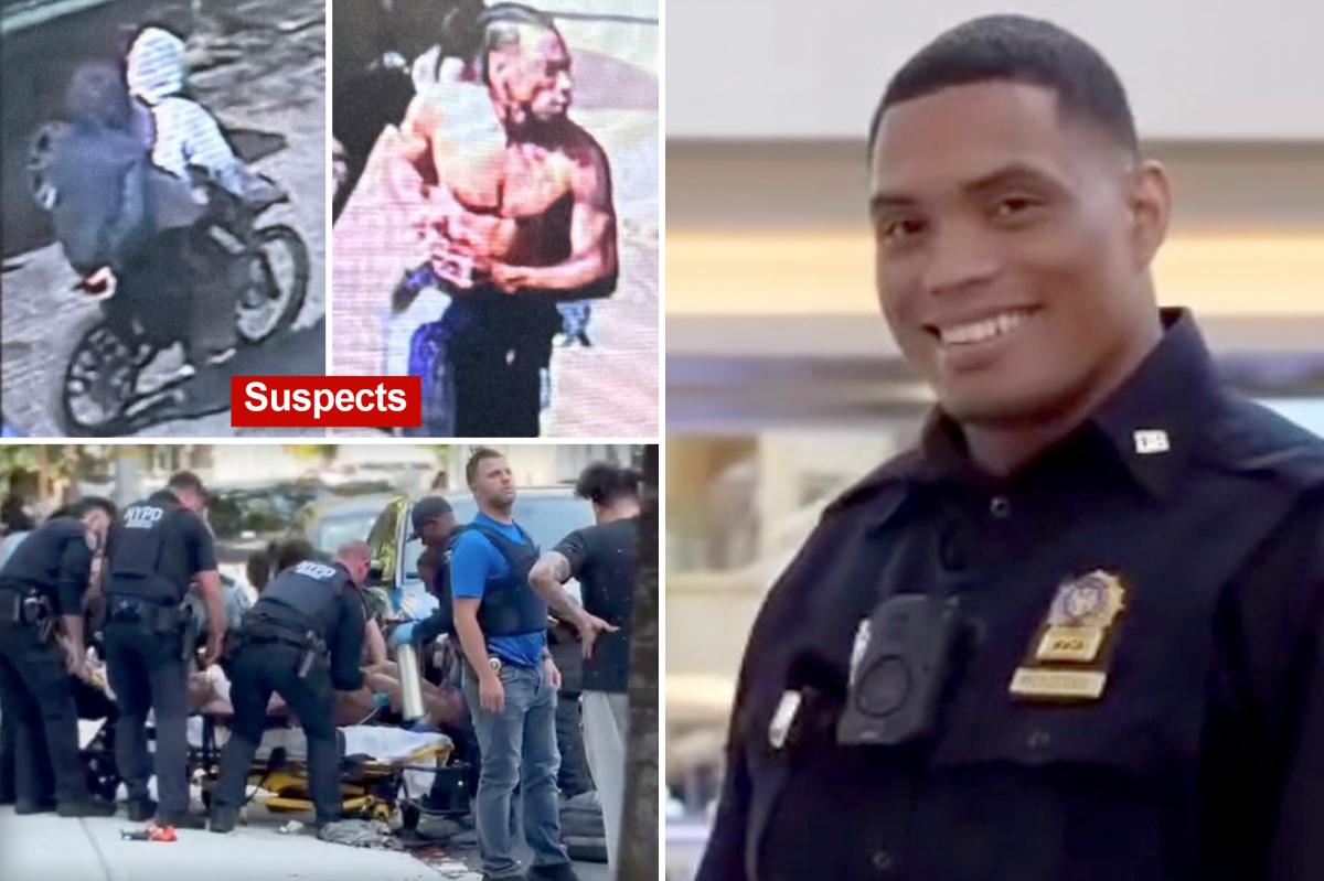 Off-duty NYPD cop stabbed in neck, leg during NYC robbery