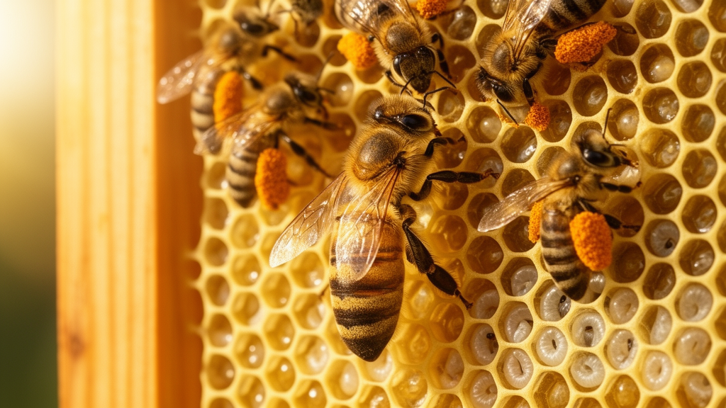 Honey Bee Model Lets the Queen's Egg-Laying Emerge from Pheromones,