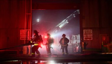 East Flatbush scrapyard goes up in flames • Brooklyn Paper