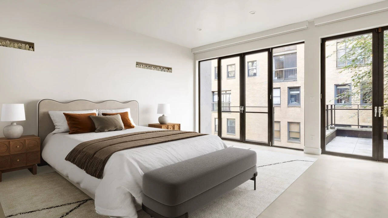 Pic credit: Compass The bedroom