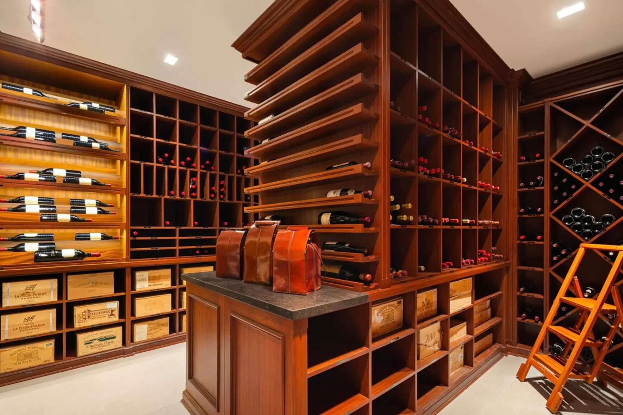 The wine cellar