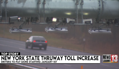 New York State Thruway toll rates set to increase in January
