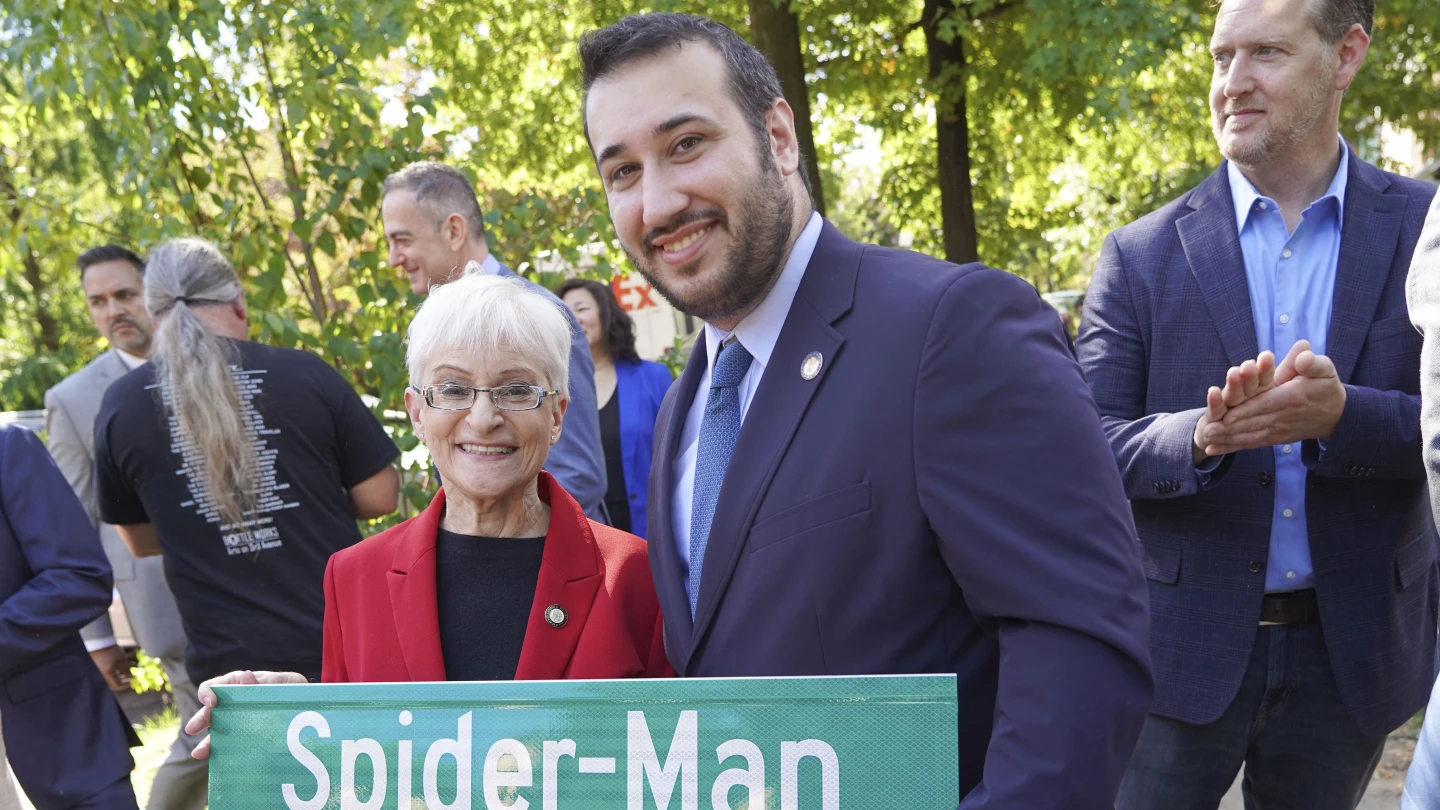 As Queens designates ‘Spider-Man Way,’ NY state Assembly member thinks of his Holocaust survivor grandparents - Israel & Jewish News