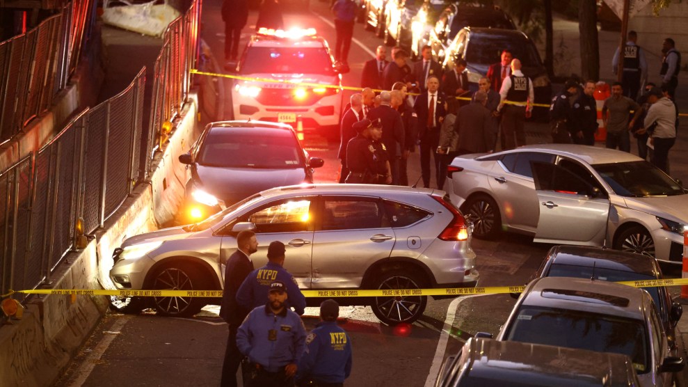 A car belonging to a man shot by federal agents in the Bronx on October 8th, 2026.
