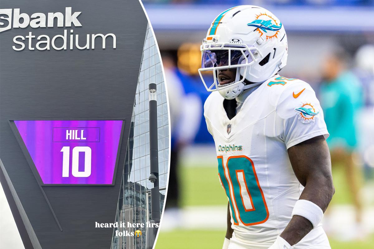 Vikings stadium board causes Tyreek Hill stir as he responds