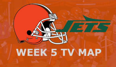 Cleveland Browns vs. New York Jets Week 5 TV Map