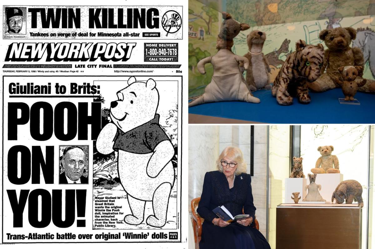 Britain in new war with NYC over original Winnie-the-Pooh