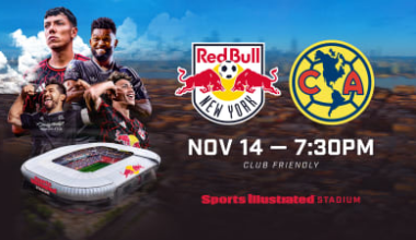 Sports Illustrated Stadium to Host Red Bull New York vs. Club América Friendly on November 14