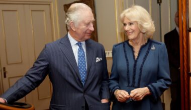 King Charles and Queen Camilla celebrate the second anniversary of The Reading Room at Clarence House on February 23, 2023 in London, England.