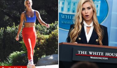 Ex-White House press secretary Katie Zacharia flaunts six-pack in sunny SoCal after firing