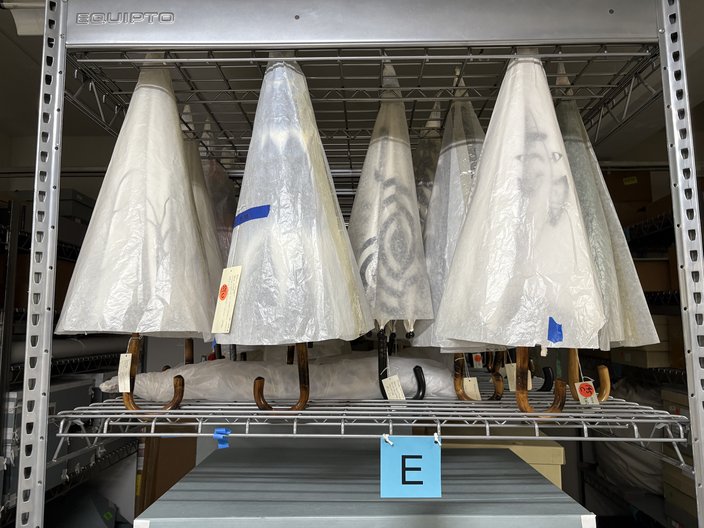 Fabric Workshop umbrellas