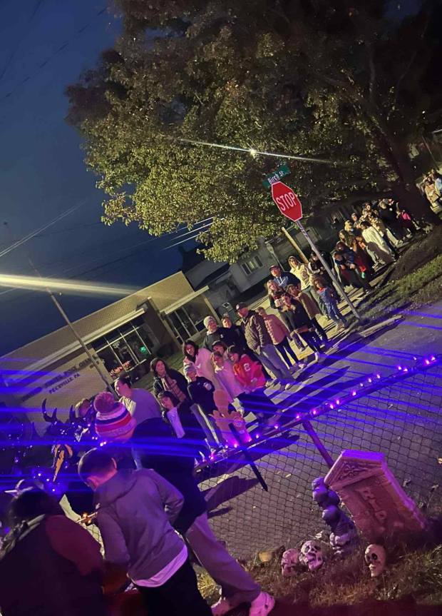 Scenes from the Halloween House of Peckville. (Courtesy of the Halloween House of Peckville)