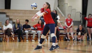 Volleyball Dominates Albright, 3-0 - DeSales University Athletics
