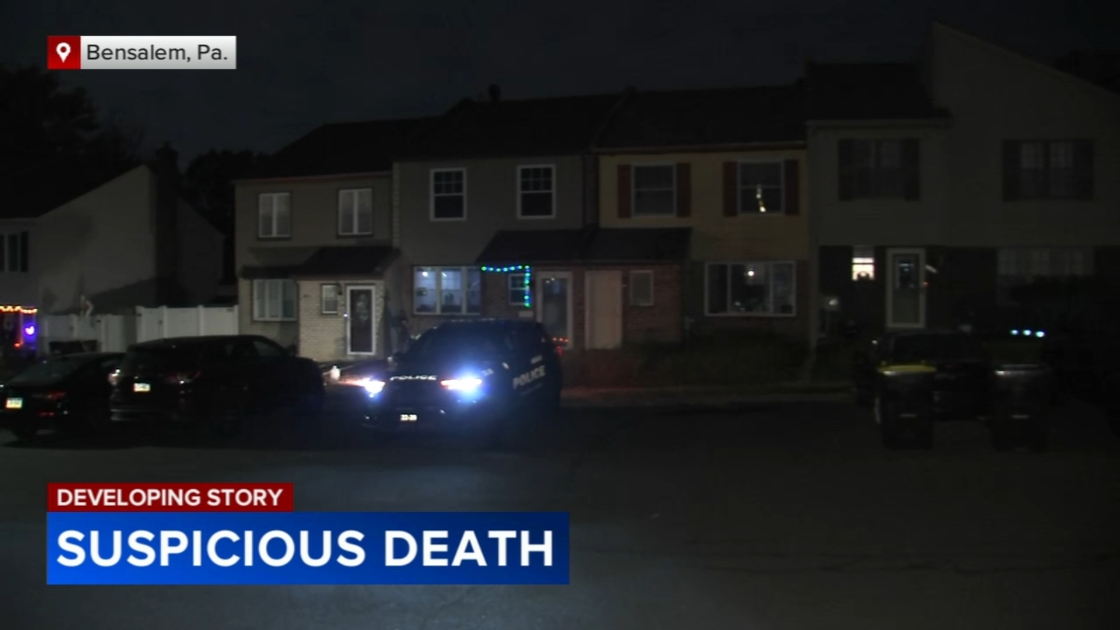 Police investigating suspicious death in Bensalem