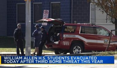 William Allen High School students back in building after 3rd bomb threat this year | Allentown Area
