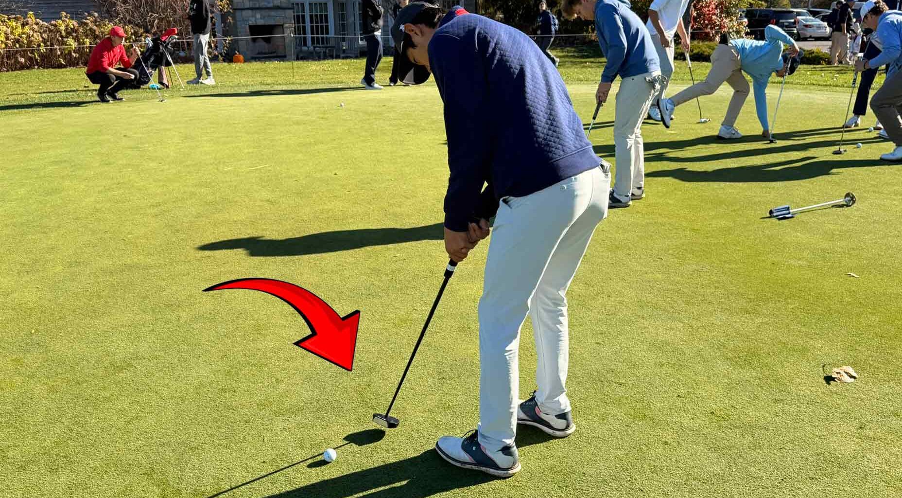 This trendy putter design is popular in junior ranks, too