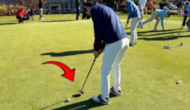 This trendy putter design is popular in junior ranks, too