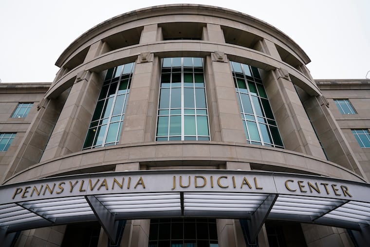 The Pennsylvania Judicial Center, home to the Commonwealth Court, is pictured on Feb. 21, 2023, in Harrisburg.