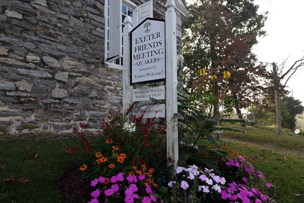 The Exeter Friends Meeting will celebrate its 300th anniversary on Oct. 19. (BILL UHRICH/READING EAGLE)