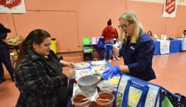 Hosting a community baby shower