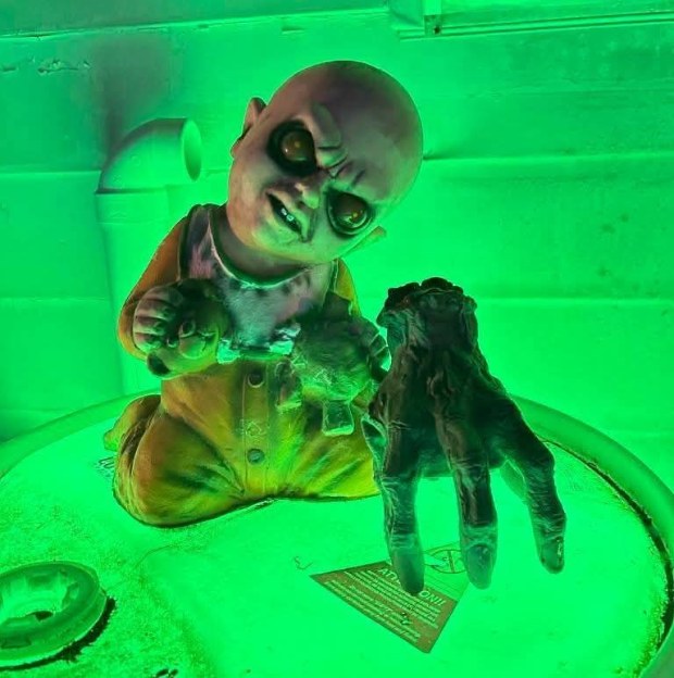 Scenes from the Halloween House of Peckville. (Courtesy of the...