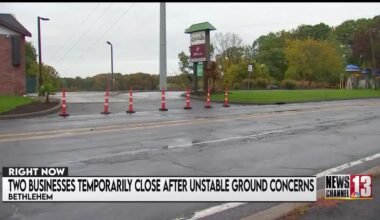 Two Bethlehem businesses had to evacuate due to unstable ground