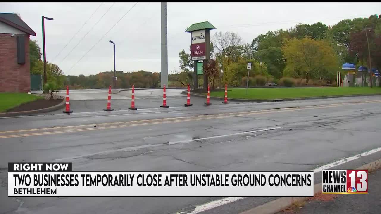 Two Bethlehem businesses had to evacuate due to unstable ground