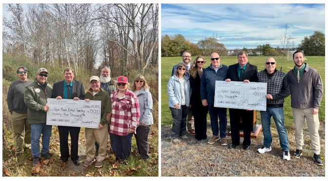 COUNTY EXECUTIVE MCCLURE PRESENTS LIVABLE LANDSCAPES GRANTS TO PALMER AND UPPER MOUNT BETHEL TOWNSHIPS