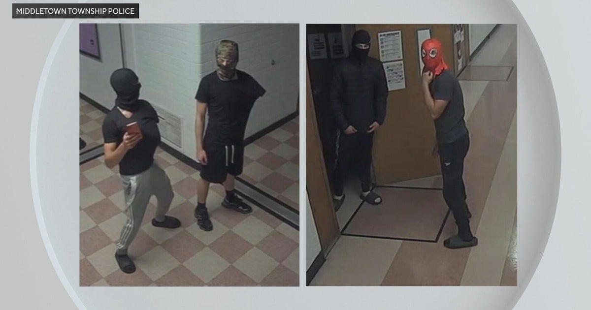 2 masked suspects wanted in multiple school burglaries in Bucks County, Pennsylvania