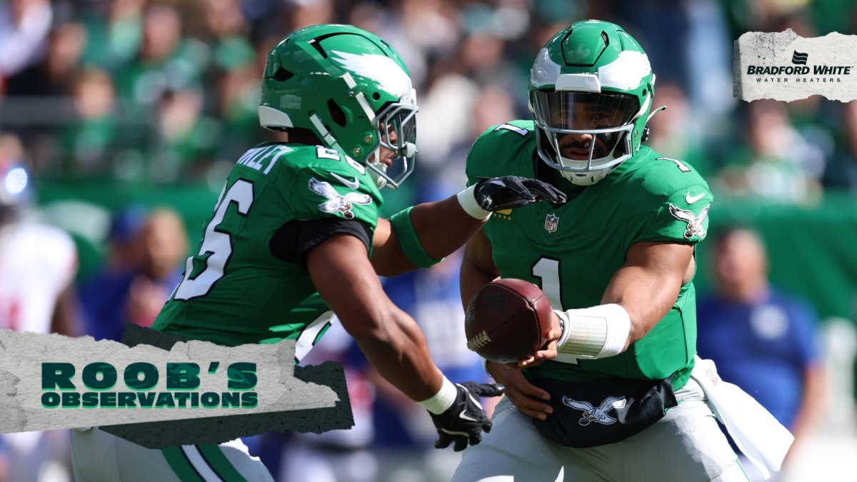 Eagles avenge loss to Giants with explosive offense – NBC Sports Philadelphia