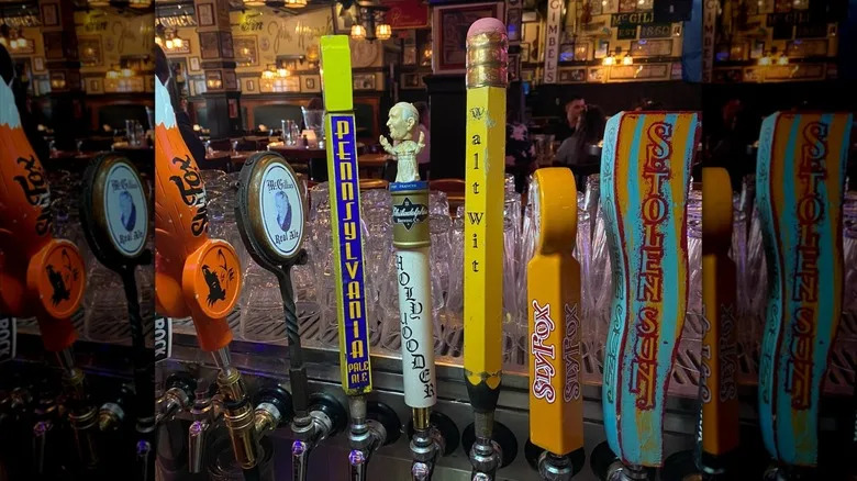 Beer tap handles at McGillin's Olde Ale House
