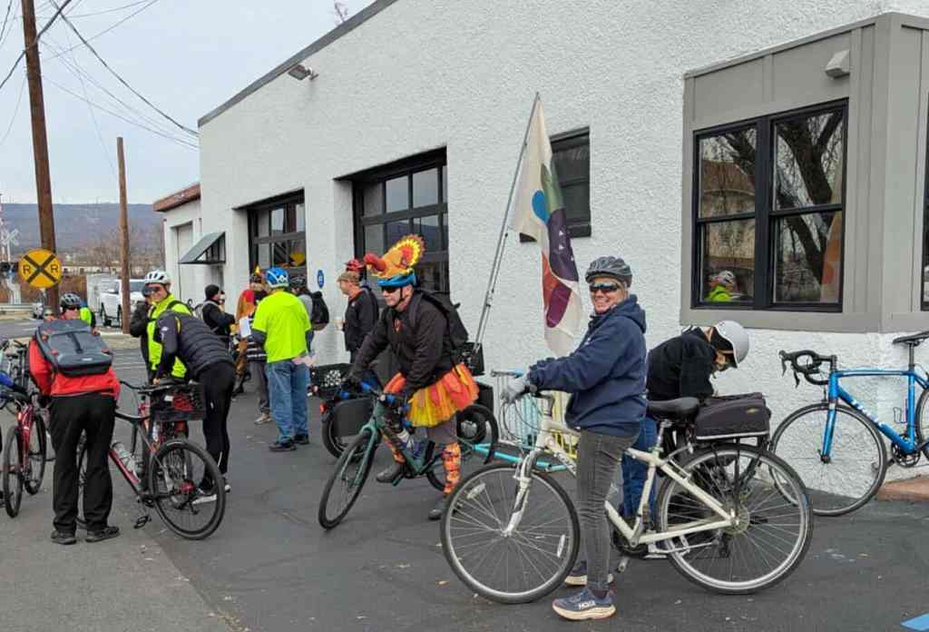 Cranksgiving bicycle ride collects food for NEPA Youth Shelter