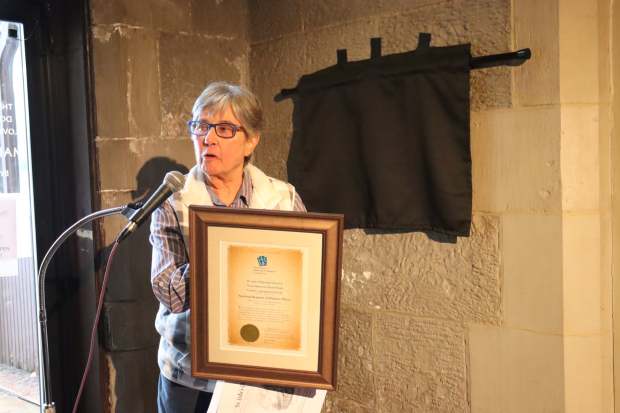 Ella Rayburn, principal researcher behind St. Luke’s application to be...