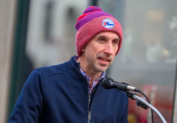 Bethlehem Mayor J. William Reynolds speaks Monday, Nov. 17, 2025,...