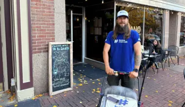 anton nootenboom poses for a photo in front of urbano in downtown bethlehem pennsylvania