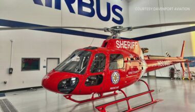 Erie County Sheriff's take possession of their new helicopter