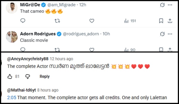 Fan comments to Mohanlal's cameo in Summer in Bethlehem